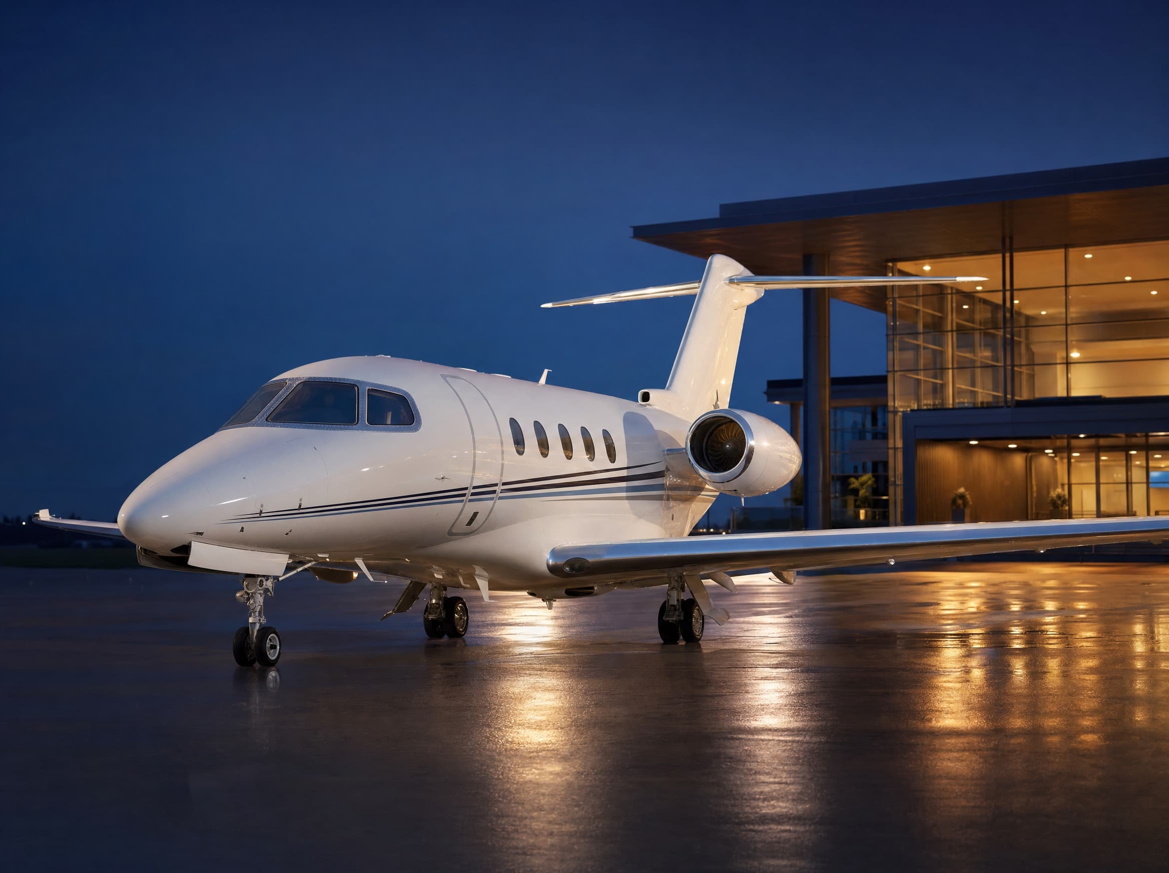 Citation Latitude-style midsize jet representing AMG mid size jet support