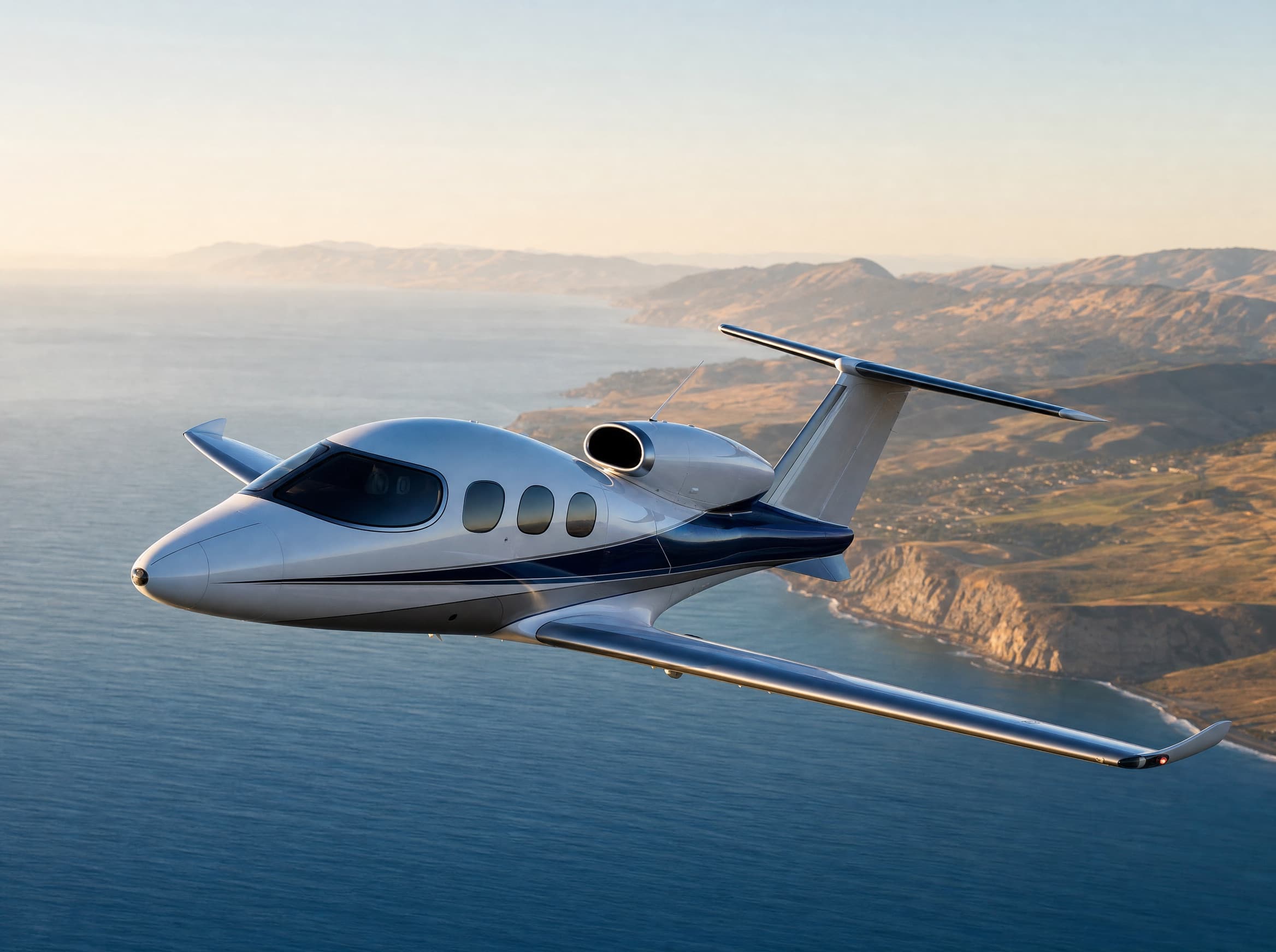 Cirrus SF50 Vision Jet-style aircraft representing AMG single-engine jet support